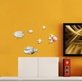 stickers aestheticBubble Fish Wall Stickers Ocean Fish Mirror Stickers