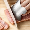 thumbnail image 4 of Kitchen Vegetable Cutting Anties Cutting Household Multi-functional Hand Protector Stainless Steel Vegetable Cutting Anties-slip Hand Protector, 4 of 8