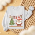 thumbnail image 2 of Enjoytime Womens Sweatshirts Trendy Cute Print Pullover Crewneck Sweatshirt Fall Winter Loose Casual Long Sleeve Tops White S, 2 of 6
