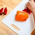 thumbnail image 4 of Dexas NSF Polysafe, White, 11 by 14.5 inches, Kitchen Cutting Board with Handle, 4 of 4