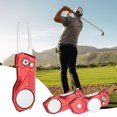 thumbnail image 2 of Herramienta de reparación de divot de golf Uxcell [1PCS] - Herramienta de divot plegable con marcador de bola magnético - [Rojo] Dientes de tenedor verde, 2 of 7