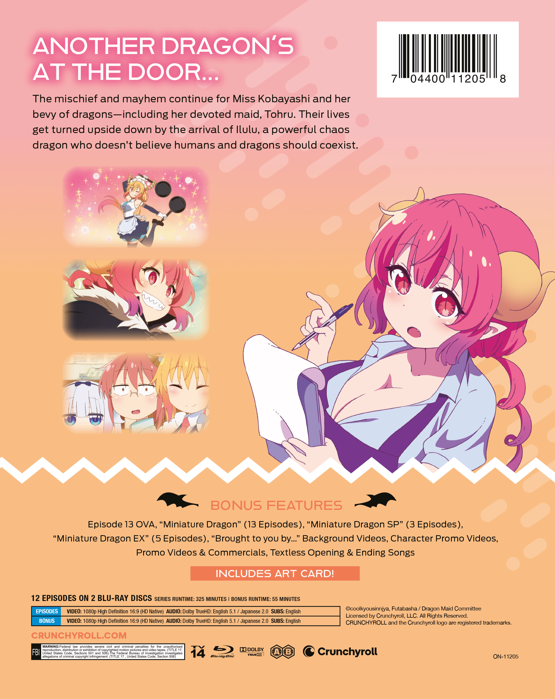 Miss Kobayashi's Dragon Maid S: Season 2 (Steelbook) (Blu-ray) Crunchyroll, Anime