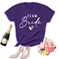 thumbnail image 2 of Women Bride Shirt Team Bride Shirts Party Shirts Bridal Party T-Shirt Bridesmaid Proposal Gift, 2 of 3