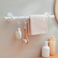 thumbnail image 5 of Msgweeeg Over Door Storage Behind the Door Storage Transform Your Space with Curtain Rod Hooks No Drill Adhesive Bracket Clip 2pcs Easy Install Horizontal Rod Curtain Rod Adhesive Hooks, 5 of 9