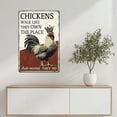 thumbnail image 5 of Metal Tin Sign Fried Chicken Vintage Metal Sign For Home Outdoor Indoor Office Bar Yard Decor 8x12 Inch, 5 of 6