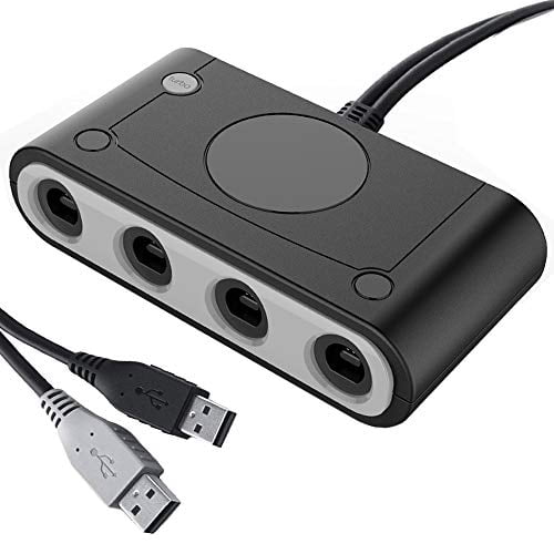 Adapter For Gamecube Controller Game Cube Adapter For Switch Pc Wii U Support Super Smash Bros Turbo Function Plug Play No Driver And No Lag Walmart Com Walmart Com