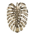 thumbnail image 4 of Benjara Linzo 25" Metal Wall Hanging Decor- Monstera Leaf- Bright Gold Finish, 4 of 6