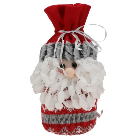 

1 Pc Adorable Christmas Wine Bottle Cover Reusable Wine Bottle Protector Bag