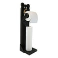 thumbnail image 2 of Whimsical Kids Rustic Black Bear Cub Toilet Paper Holder Floor Stand W/ Storage, 2 of 7