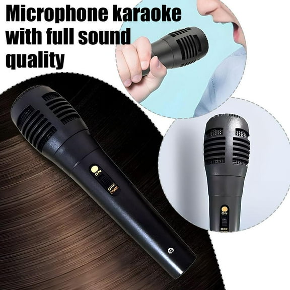 FurNest Wired Microphone Handheld Mic For Karaoke Singing DJ Recor