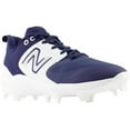 thumbnail image 7 of New Balance Men's Fresh Foam 3000V6 Low Molded Baseball Cleats Navy/White Wide 11, 7 of 7
