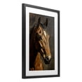 thumbnail image 2 of Stupell Industries Cottage Horse Portrait Study Black Framed Print Under Glass, 14 x 20, by Petals Prints Design, 2 of 8