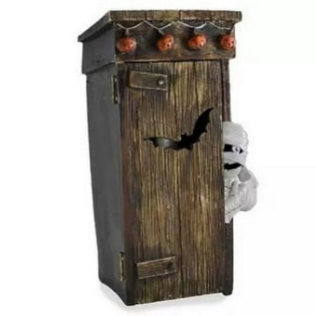 

厕所木乃伊玩具1*Halloween Decoration Outdoor Decoration 2024 New Outdoor Toilet Outside The House Halloween Decoration Room Desk Novelty Funny Accessories(Brown)