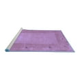 thumbnail image 2 of Ahgly Company Machine Washable Indoor Rectangle Abstract Blue Contemporary Area Rugs, 7' x 9', 2 of 4