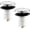 Chrome Cover*2, variant on ABCISI 1 Pack 5/16'' Thread Studs Bathtub Drain Stopper, Universal Bathtub Pop up Drain Stopper, Bathroom Tub Drain Stopper 5/16'' Thread for Most Bathtubs Stopper (Chrome Cover)