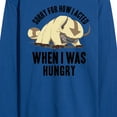 thumbnail image 3 of Avatar - The Last Airbender - Appa Hungry - Men's Long Sleeve T-Shirt, 3 of 5