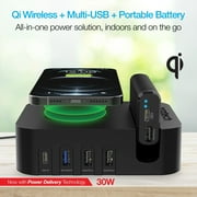 Naztech Ultimate Charging Station Pro to Charge 7 Devices Simultaneously (15511-HYP)