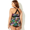 thumbnail image 2 of Swimsuits for All Longer Length Surplice Tankini Set, 2 of 4