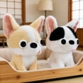 thumbnail image 3 of Cute Chihuahua Plush Toy - Funny Big-Eyed Chihuahua Stuffed Animal, Adorable Dog Plush for Kids & Adults, Soft Dog Plushie (Beige), 3 of 4