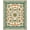 Ivory, Pattern 2, variant on ODIKA 8'x10' Machine Washable Non-Slip Area Rug, Wildflower Meadow Interlocking Floral Motif with Boho Botanical Accents High Traffic Rug, Pink, 715614