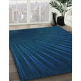 thumbnail image 2 of Ahgly Company Indoor Square Patterned Blue Eyes Blue Area Rugs, 4' Square, 2 of 6