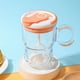 thumbnail image 1 of Vaso Mezclador Automático para Fitness Llc250624002 | Botella Mezcladora Inteligente de Vidrio de 280 Ml con Agitador Recargable Tipo C | Licuadora de Proteína En Polvo para Café, Suplementos y Bebid, 1 of 6