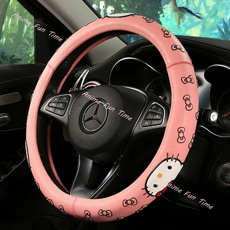 Kawaii steering wheel cover discount