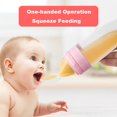 thumbnail image 3 of 2 cucharas de alimentación para bebés, cuentagotas, cucharas de silicona para alimentar medicinas, cubiertos para niños pequeños, utensilios, accesorios para niños recién nacidos, 3 of 5