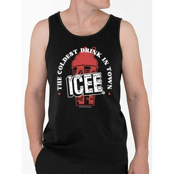 Frosty ICEE Wave Delight - Coldest Drink Town Graphic Men's Tank Top