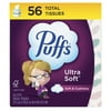 Puffs Ultra Soft Facial Tissues, 18 Cube Boxes, 56 Facial Tissues per Box