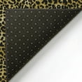 thumbnail image 5 of Safari Gold and Black Leopard Animal Print 1'8" x 2'6" Non-Skid Accent Rug, 5 of 9