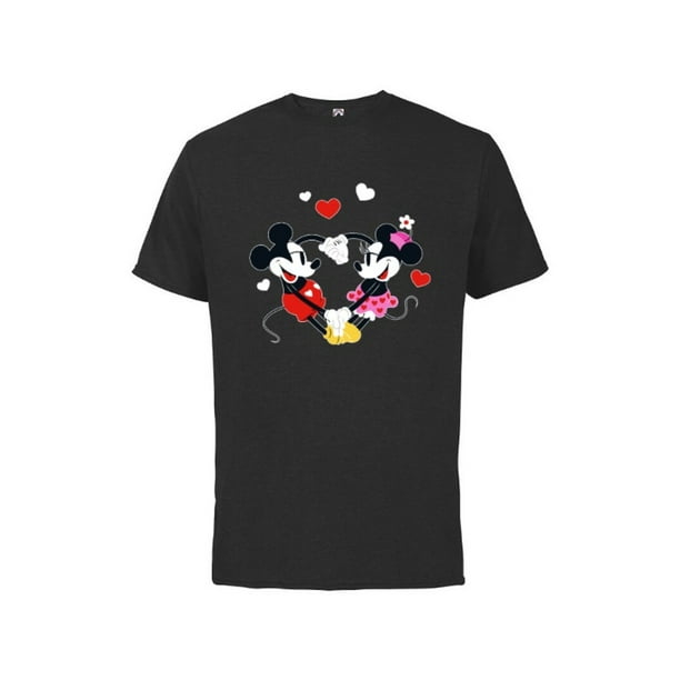 Disney Mickey and Minnie Hearts Valentine’s Day - Short Sleeve Cotton T ...