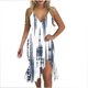 thumbnail image 2 of Puntoco Vestidos Mujer Verano Mujer Sexy V-Cuello Sin Mangas Volantes Corte Bajo Sling Sling Vestidos, 2 of 5