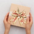 thumbnail image 6 of Patriotic Wired Ribbon 2.5 Inch x 2.2 Yards Red Script White Flowers Fabric Burlap Ribbon for 4th of July Independence Day Handmade Wreaths Bows Gift Wrapping 1 Roll, 6 of 9