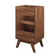 thumbnail image 6 of Modway Soma 18" Adjustable Shelf Wood Bathroom Vanity Cabinet in Walnut, 6 of 9