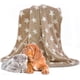 thumbnail image 3 of Perro gato felpa doble cubierta flanela cama y sofá para mascotas marrón 75 x 100 cm PenghuiLiu 9024719197524, 3 of 5
