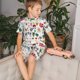 thumbnail image 4 of Balery Alpaca Flower Conjunto de Pijama Infantil de Manga Corta con Estampado – Ropa de Dormir de Algodón Suave-4X-Large, 4 of 6