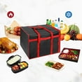 thumbnail image 6 of WeiLaiKeQi Insulated Delivery Bag Reusable Food Delivery Bag for Camping Picnic Outdoor 50cmx50cmx35.5cm, 6 of 9
