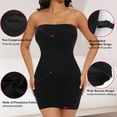 thumbnail image 5 of MANIFIQUE Strapless Shapewear Slip for Women Tummy Control Body Shaper Under Dress Seamless Lingerie with Removable Straps, 5 of 7