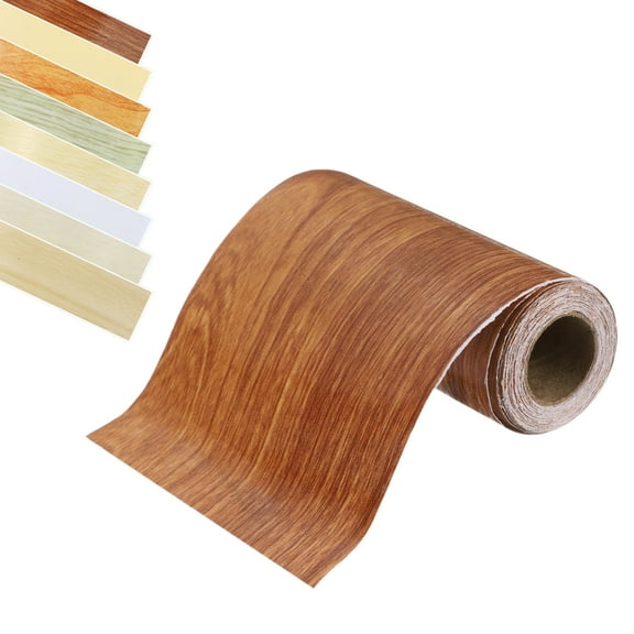 Uxcell Wood Grain Tape 4.72" x 16Ft Wood Grain Repair Tape Wood Colored Tape Repair Patch Coffee