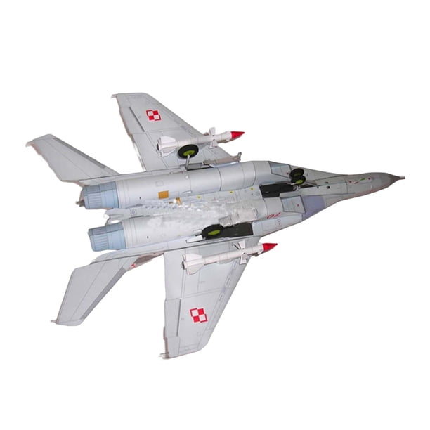 Juguetes de combate fundidos a presión,Modelo de avión de combate Coleccionables Adornos,Modelo de avión de combate ruso a escala 1/33,Modelos de juguetes de combate de mesa de escritorio