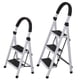 thumbnail image 1 of Kit Escaleras Plegables De Acero 2 y 3 Peldaños KingsHouse blanco, 1 of 7