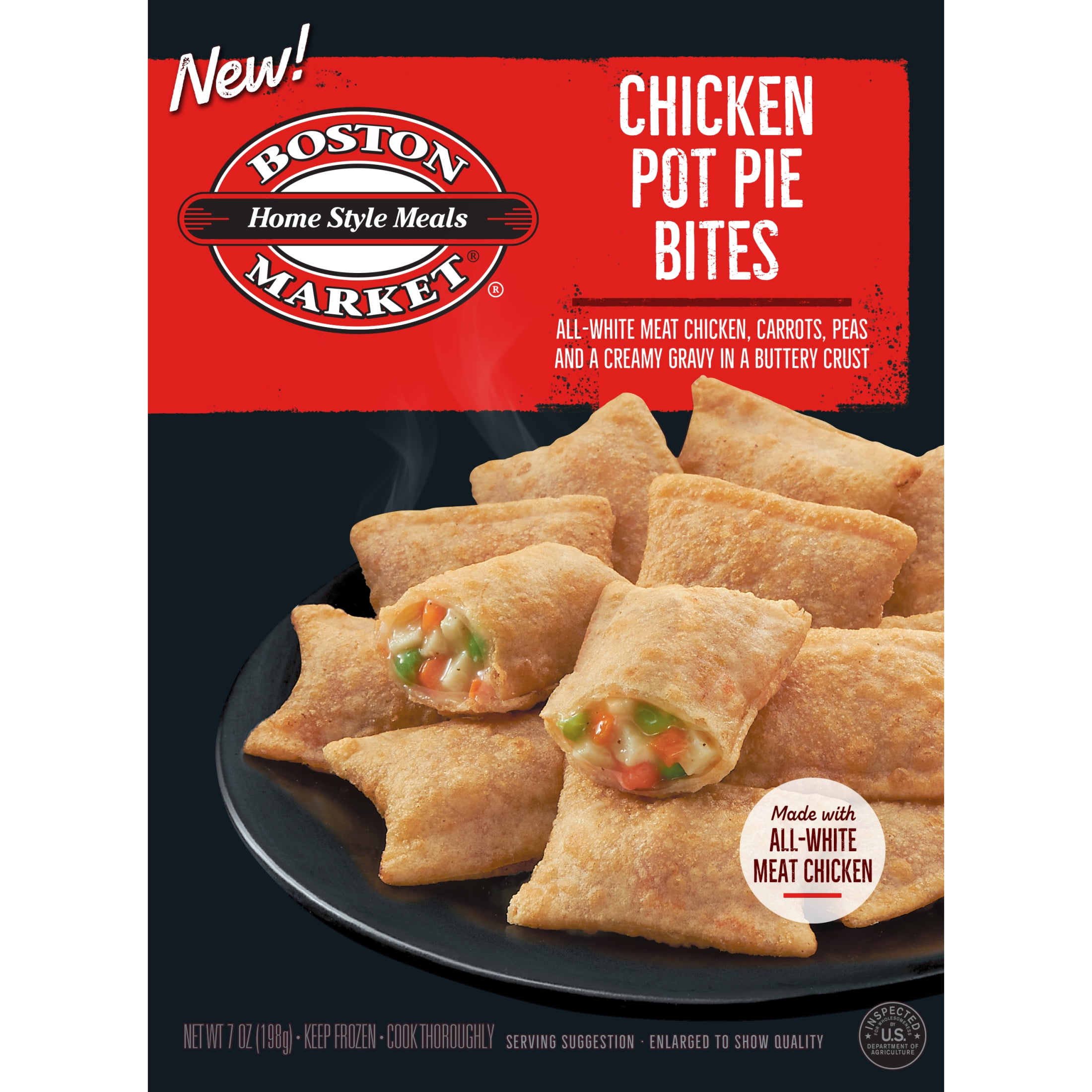 Boston Market Pot Pie Bites, 7oz (Frozen Snack)