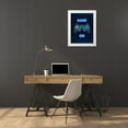 thumbnail image 3 of Seven Trees Design 12x14 White Modern Wood Framed Museum Art Print Titled - Game On, 3 of 4