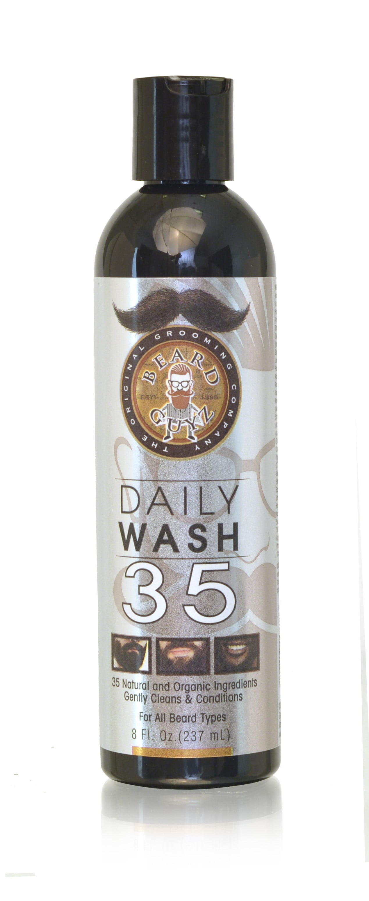 Beard Guyz Men's Daily Beard/Face Wash 35, 8.0 FL OZ