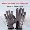 thumbnail image 4 of Viflosae Gants Thermiques Chauds Cyclisme Course Conduite Gants Sports Extérieurs Écran Rollback, 4 of 9