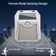thumbnail image 4 of Luz solar, luces de seguridad con sensor de movimiento, lámpara de pared con luz de inducción del cuerpo humano IP65, energía solar para patio, jardín, patio, monitor deportivo., 4 of 9
