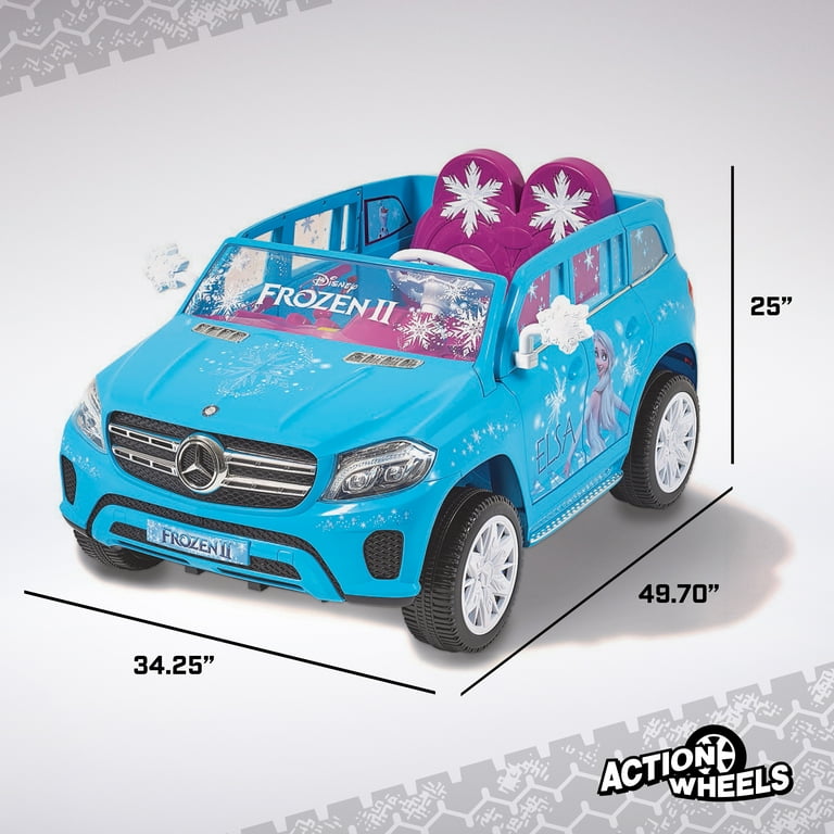 12V Disney s Frozen Mercedes GLS 320 Powered Ride on for Girls Ages 3 up to 5 MPH Walmart