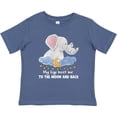 thumbnail image 3 of Inktastic My Gigi Loves Me to the Moon and Back Elephant Family Boys or Girls Baby T-Shirt, 3 of 5