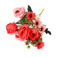 thumbnail image 3 of Abbracc Artificial Flowers Bouquet Faux Roses for Valentine's Arrangement Decoration Red, 3 of 9